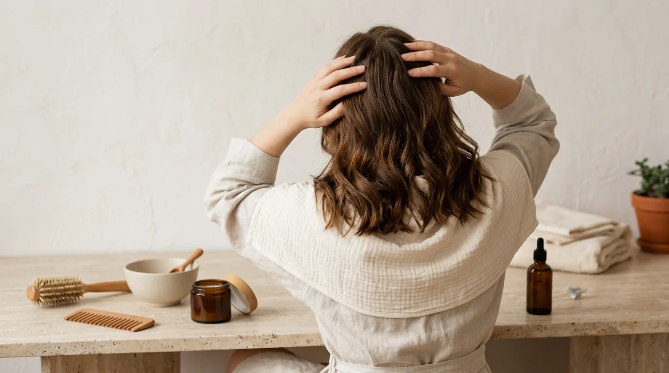 Peeling skóry głowy przy przetłuszczaniu i łupieżu tłustym